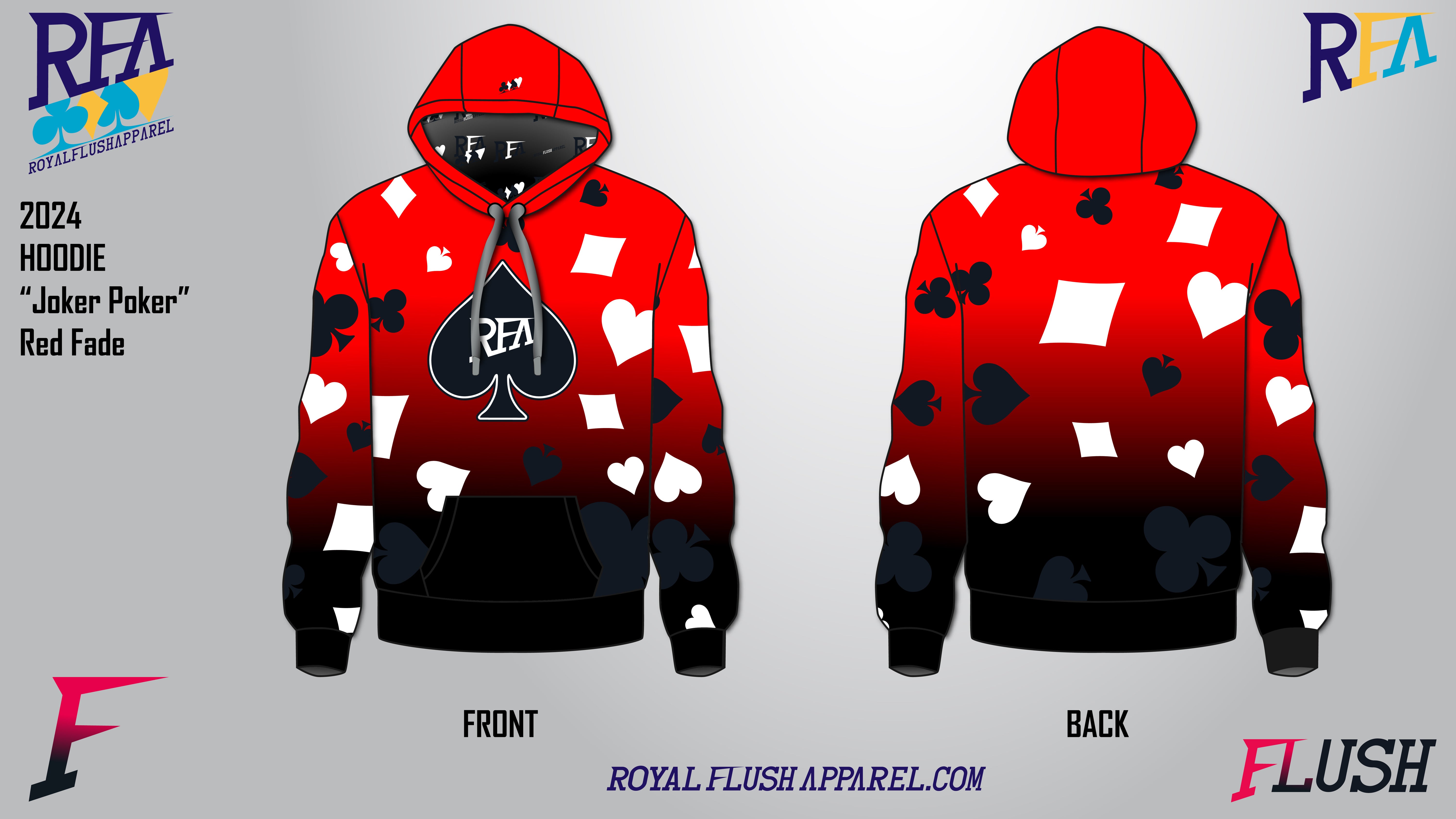 Joker Poker Dye-Sublimated Hoodie